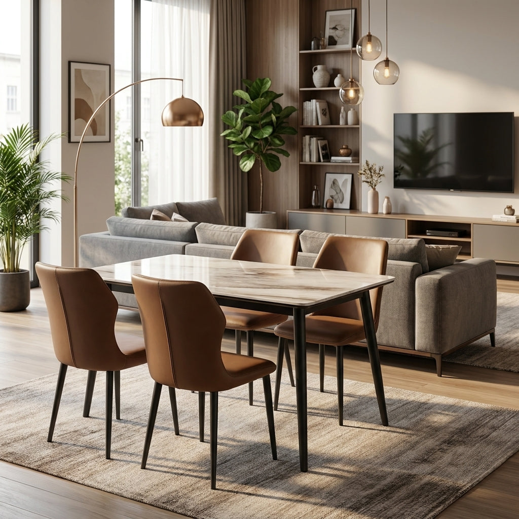 Mese dining fixe 120x70