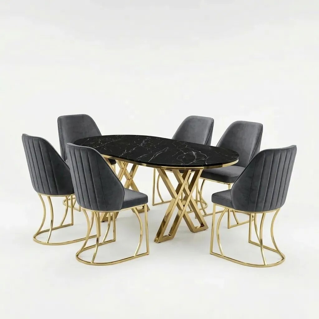 Set masa si 6 scaune Milano