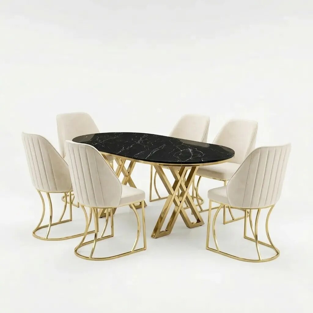 Set masa si 6 scaune Milano