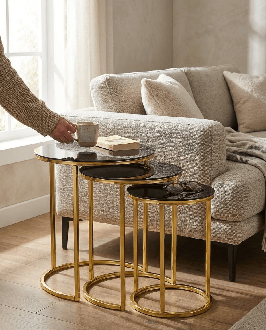 Set Mese De Cafea Rotunde
