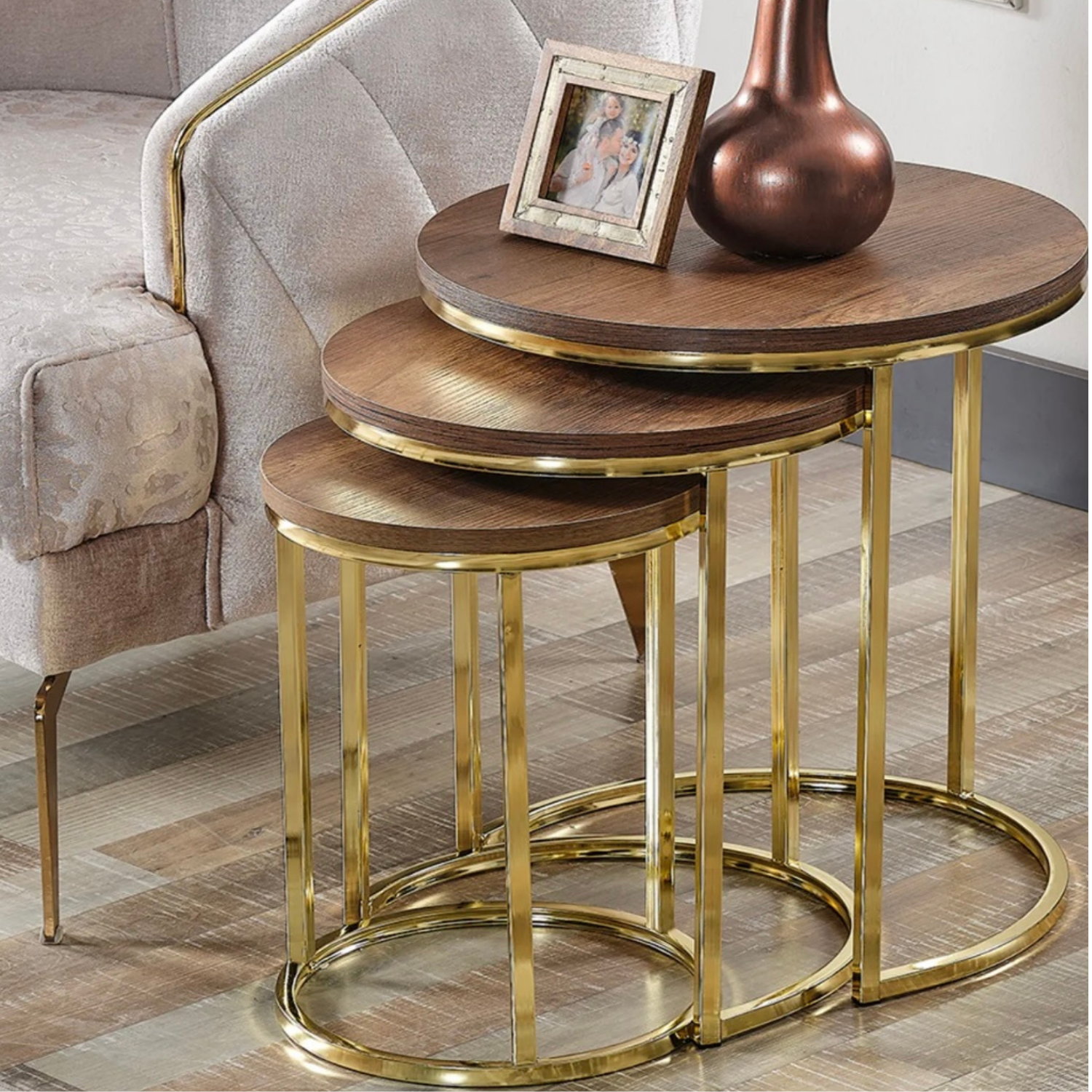 Set Mese De Cafea Rotunde