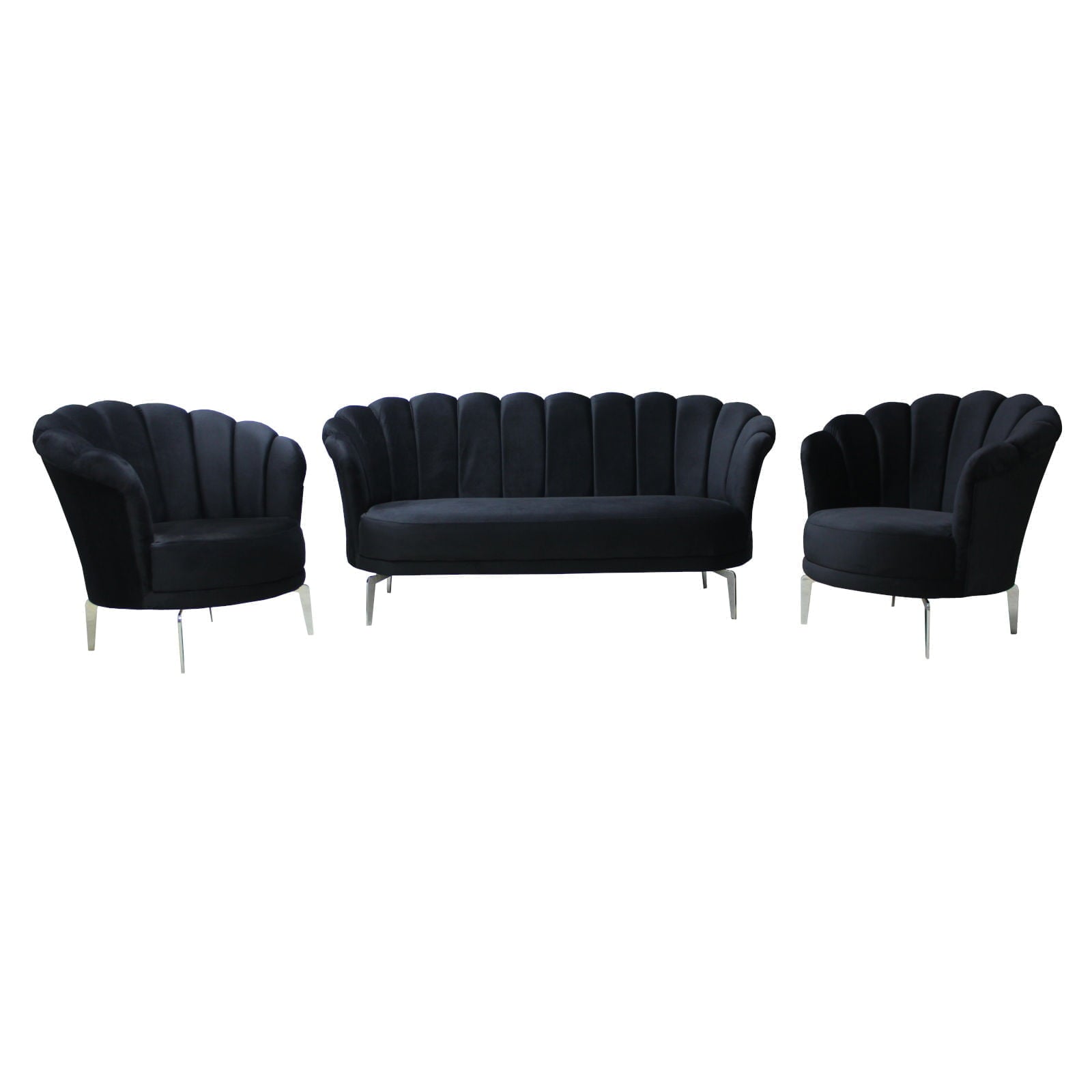 Set Canapea Lotus cu 2 Fotolii
