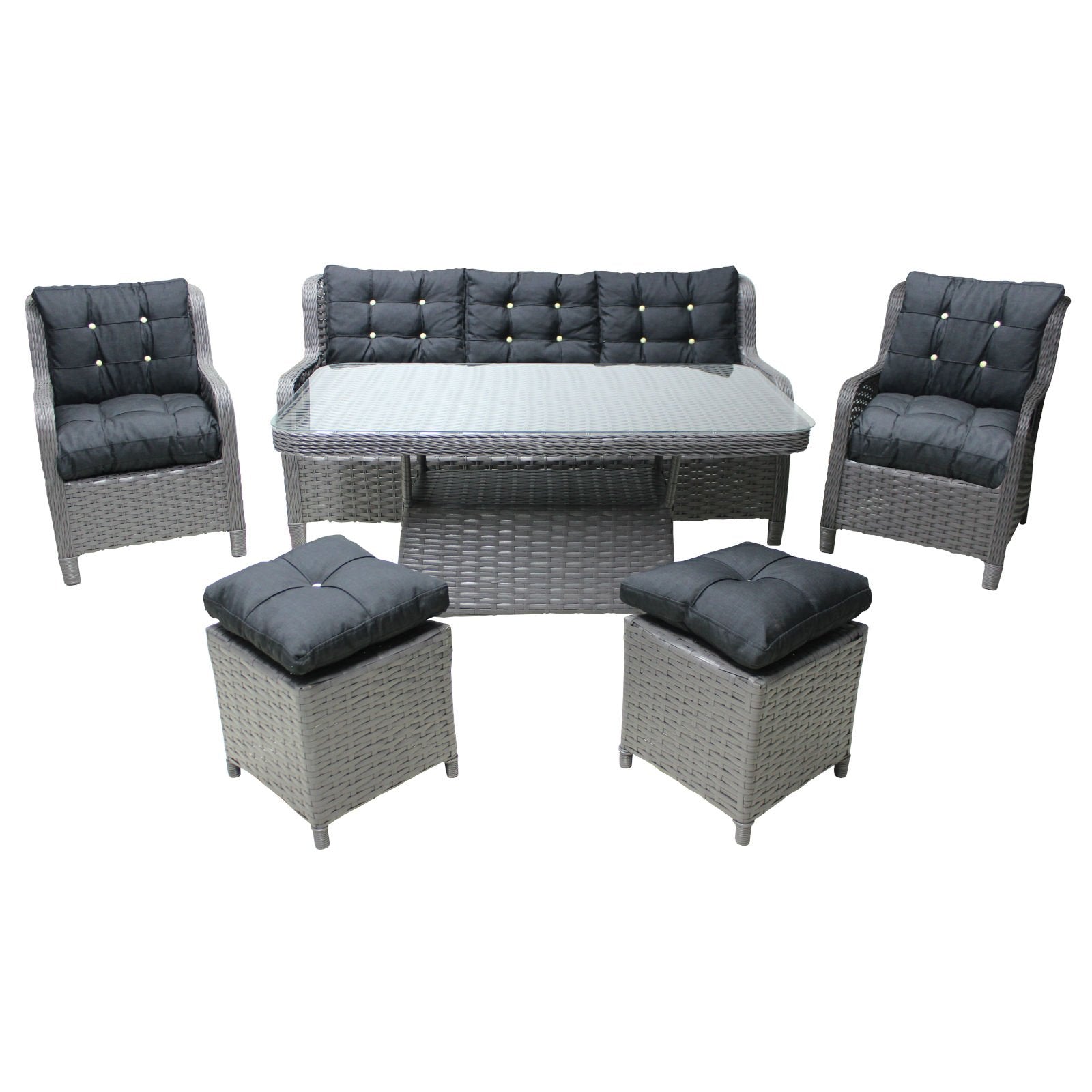 Set Mobilier Grădină cu 7 Locuri