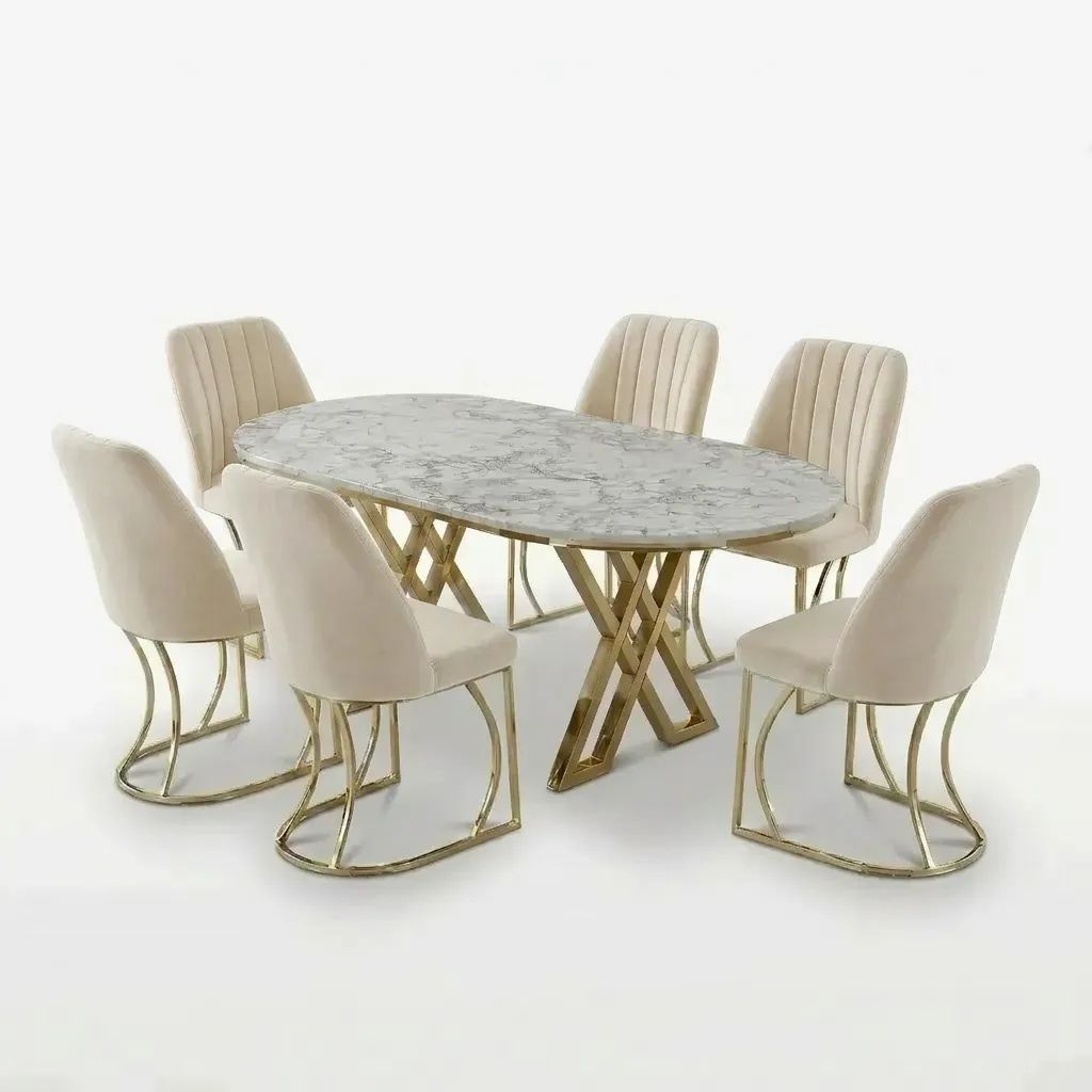 Set masa Oslo și 6 scaune Torino