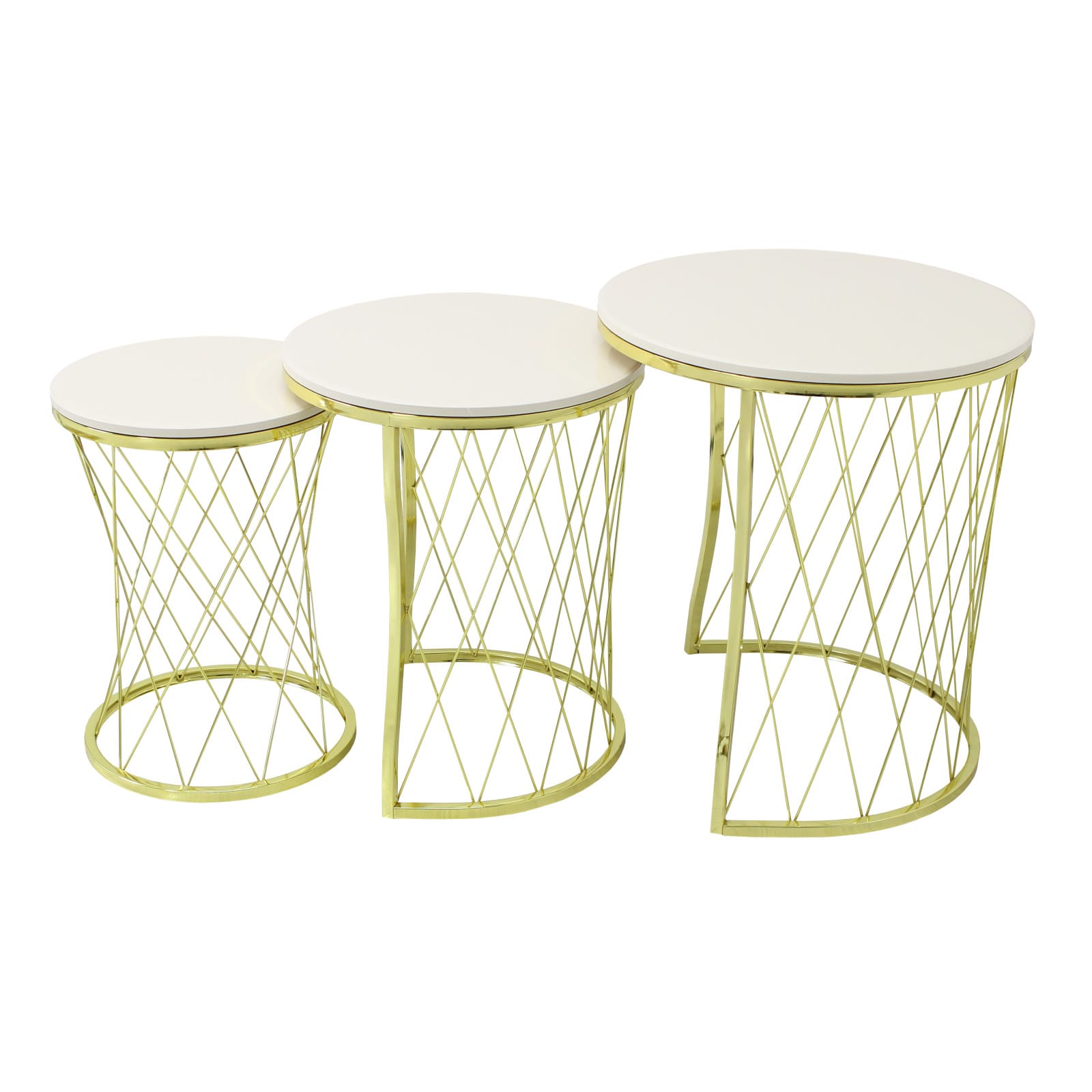 Set 3 măsuțe de cafea Deea