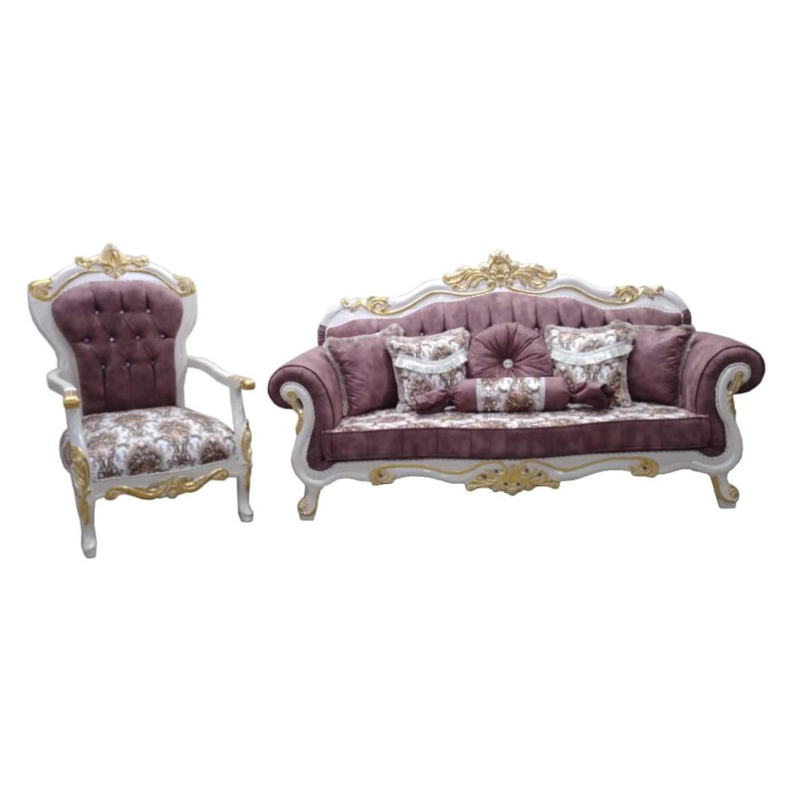 Set Canapea Royal cu 1 Fotoliu